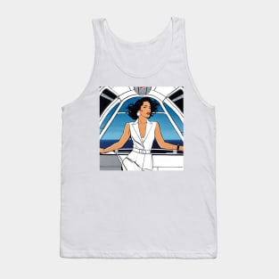 80s Glamour Airline QANTAS Tank Top